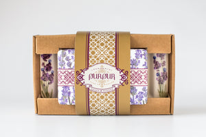 Open image in slideshow, Soap and Flat Set Lavender
