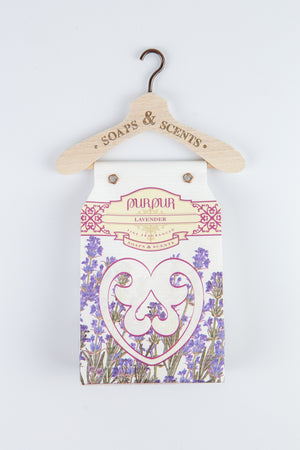 Soap Heart with Hanger Lavender