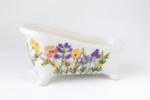 Soap Holder Bathtub Garden Melody