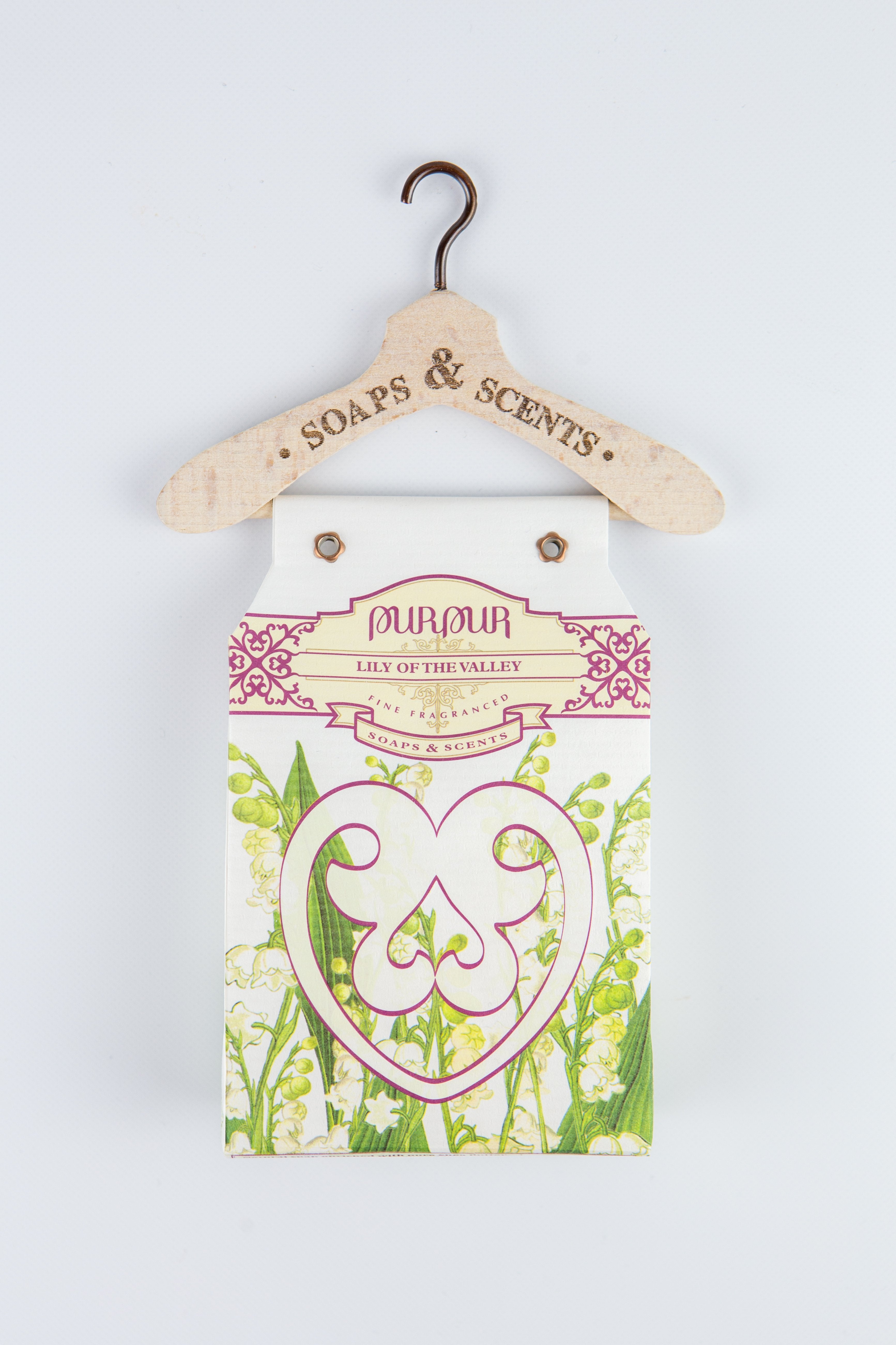 Soap Heart with Hanger Lily of the Valley