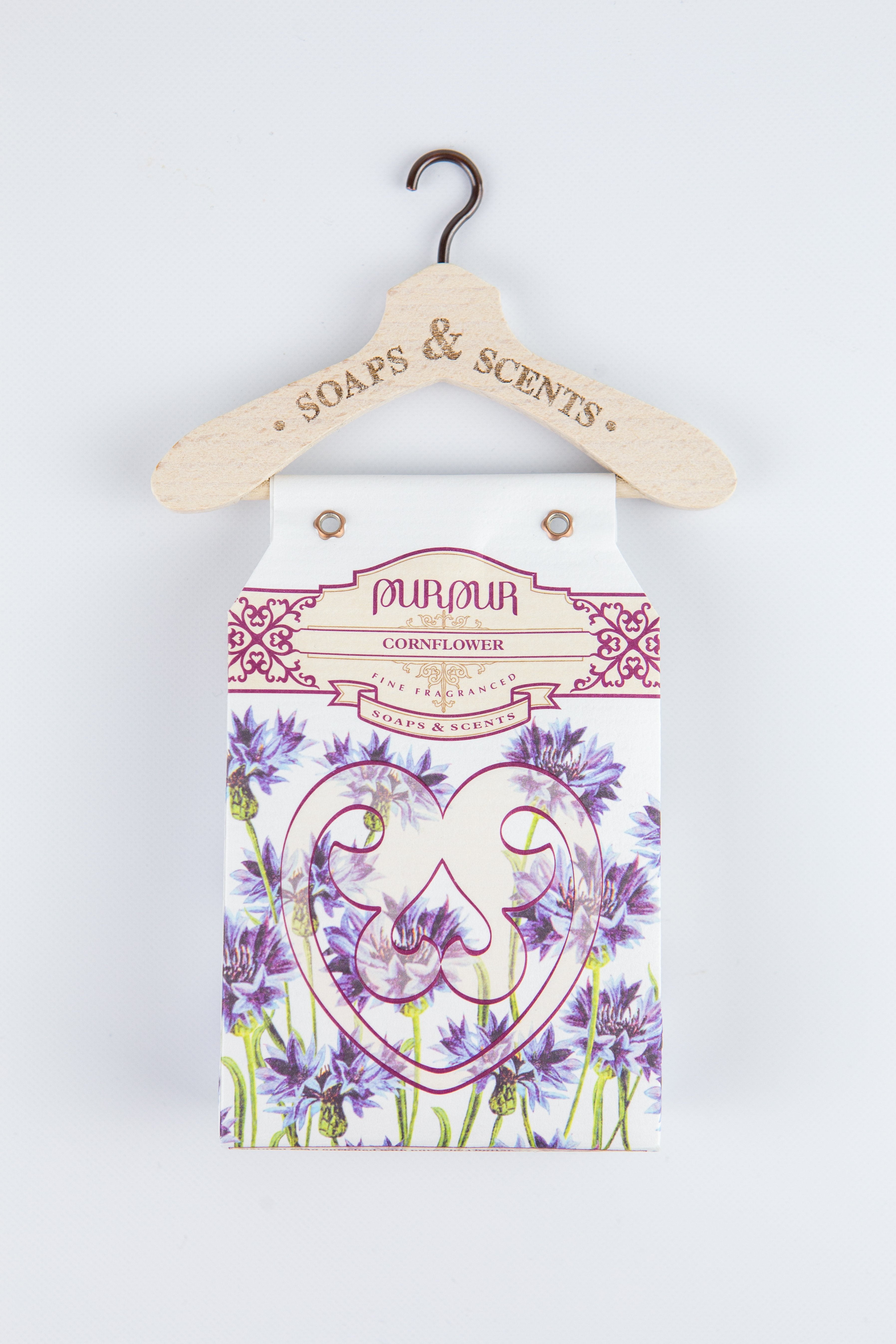 Soap Heart with Hanger Cornflower